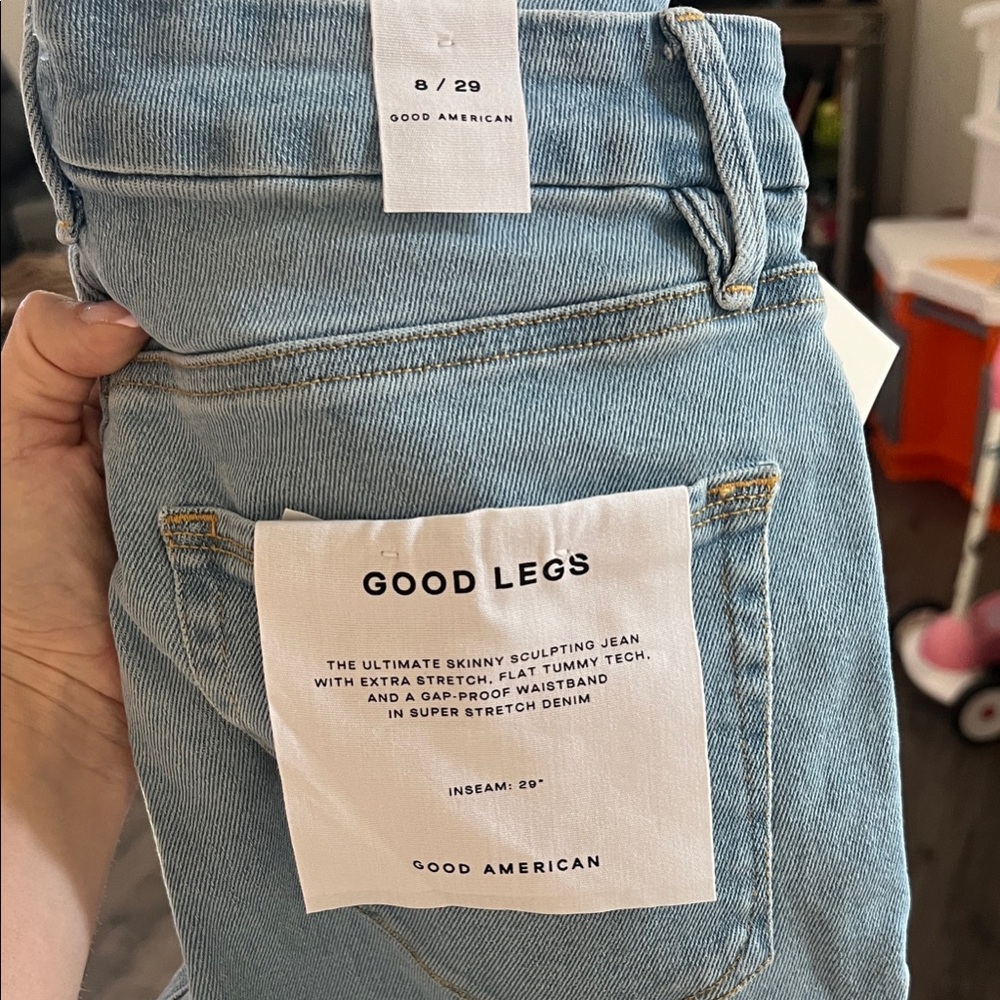 Good American Light Blue Skinny Jeans